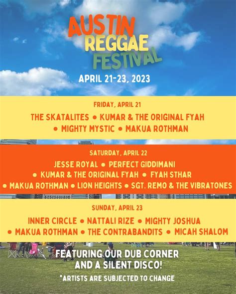 4 days • Nov 30 - Dec 3, <b>2023</b>. . Best reggae festivals 2023